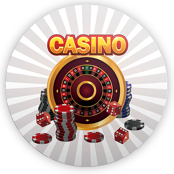 Painel Redondo - Cassino - Sublimado 3D