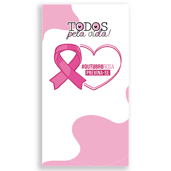 Faixa Lateral - Outubro Rosa - Sublimado 3D