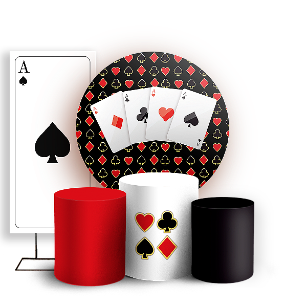 KIT Redondo Trio e Faixa - Cassino - Sublimado 3D