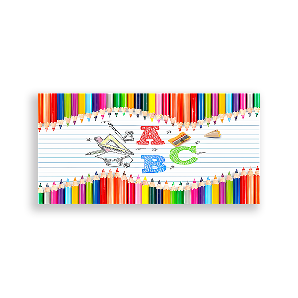 Painel Retangular - Lapis - Sublimado 3D