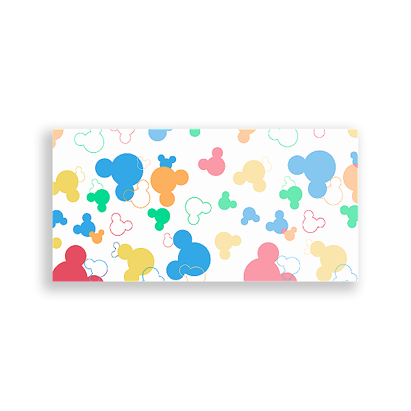 Painel Retangular - Fundo Mickey - Sublimado 3D