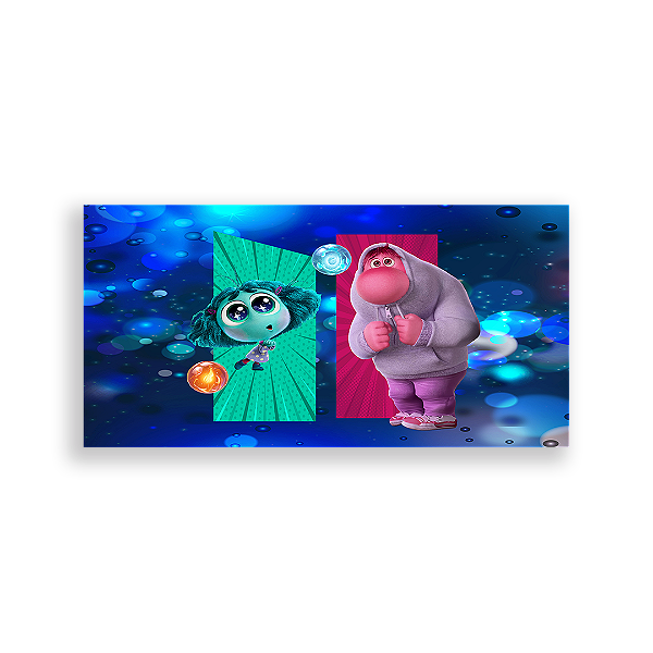 Painel Retangular - Divertida Mente - Sublimado 3D