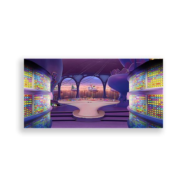 Painel Retangular - Divertida Mente - Sublimado 3D