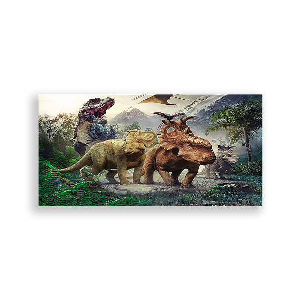 Painel Retangular - Dinossauros - Sublimado 3D