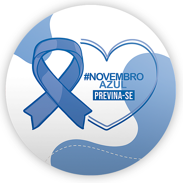 Painel Redondo - Novembro Azul - Sublimado 3D