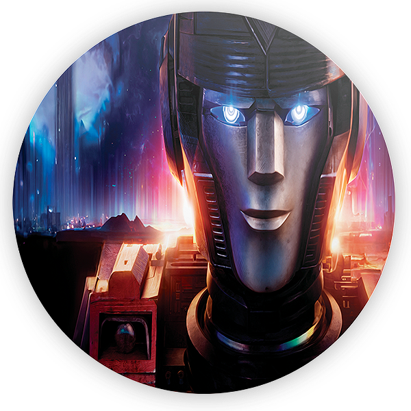 Painel Redondo - Transformers - Sublimado 3D
