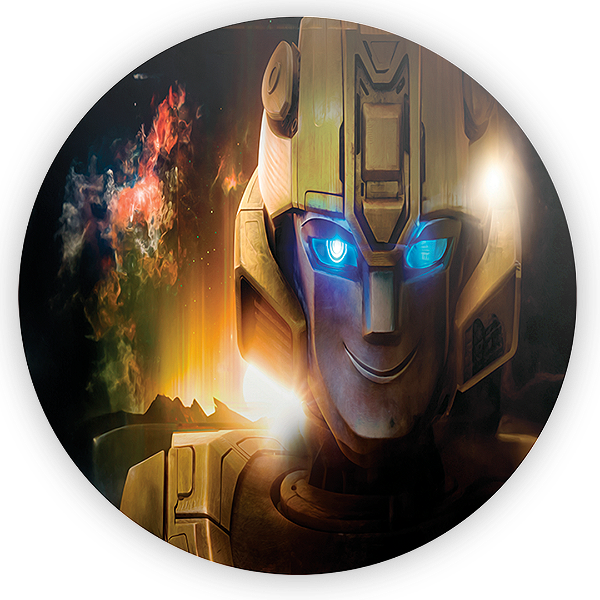 Painel Redondo - Transformers - Sublimado 3D