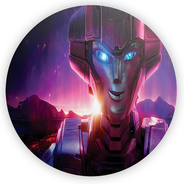 Painel Redondo - Transformers - Sublimado 3D