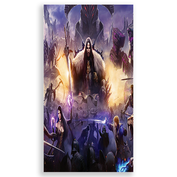 Faixa Lateral - Throne And Liberty - Sublimado 3D