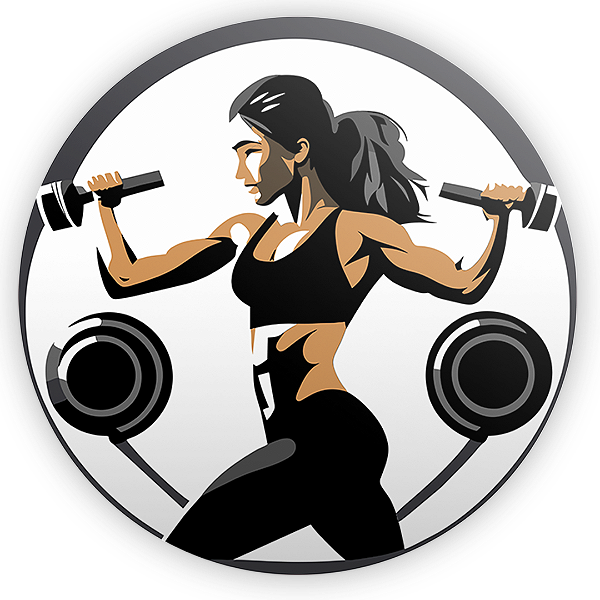 Painel Redondo - Academia - Sublimado 3D