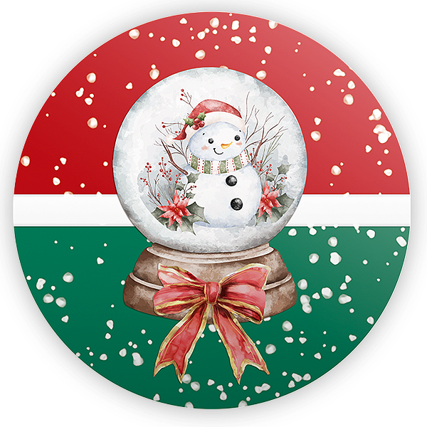 Painel Redondo - Natal - Sublimado 3D