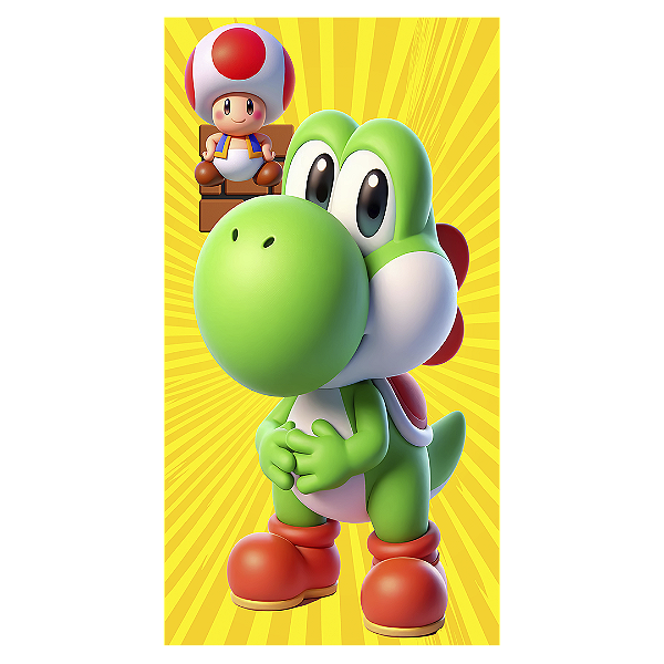 Faixa Lateral - Super Mario - Sublimado 3D