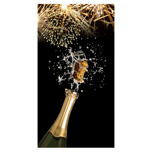 Faixa Lateral - Ano Novo - Sublimado 3D