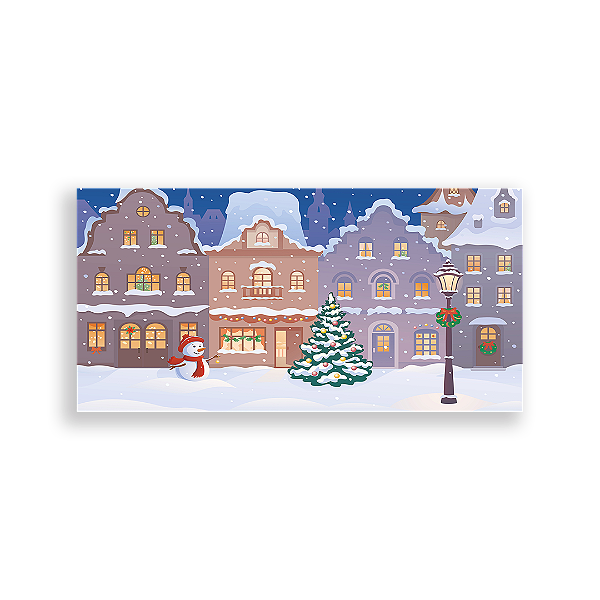 Painel Retangular - Natal - Sublimado 3D