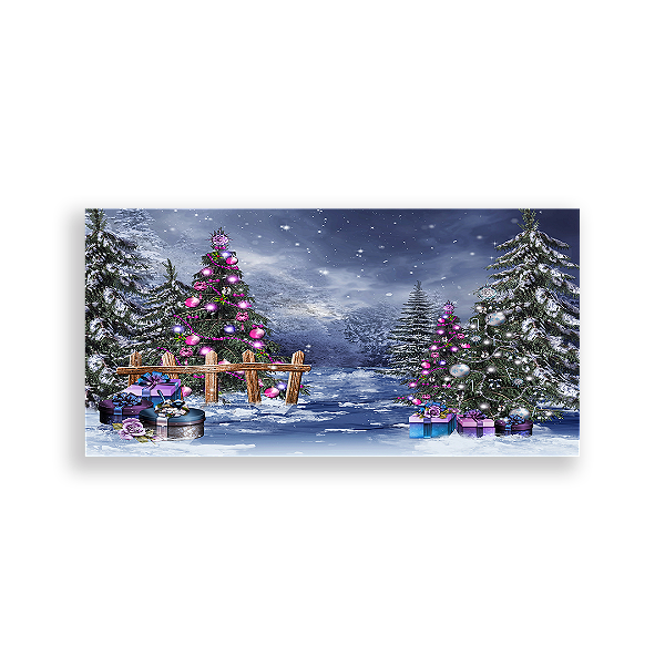 Painel Retangular - Natal - Sublimado 3D