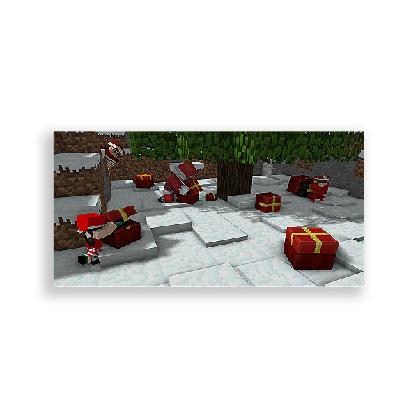 Painel Retangular - Natal - Sublimado 3D