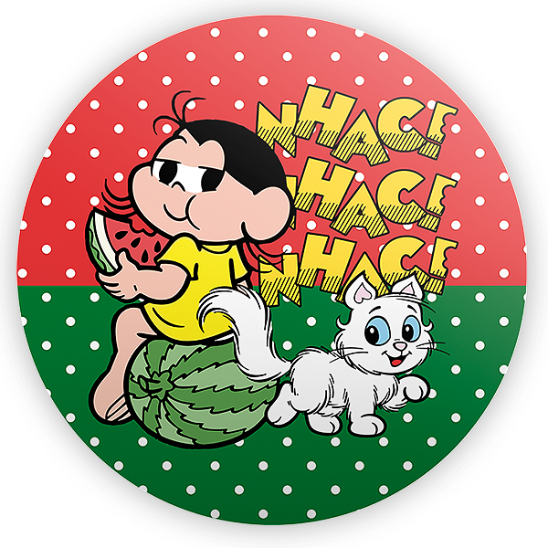 Painel Redondo - Magali Turma da Monica - Sublimado 3D