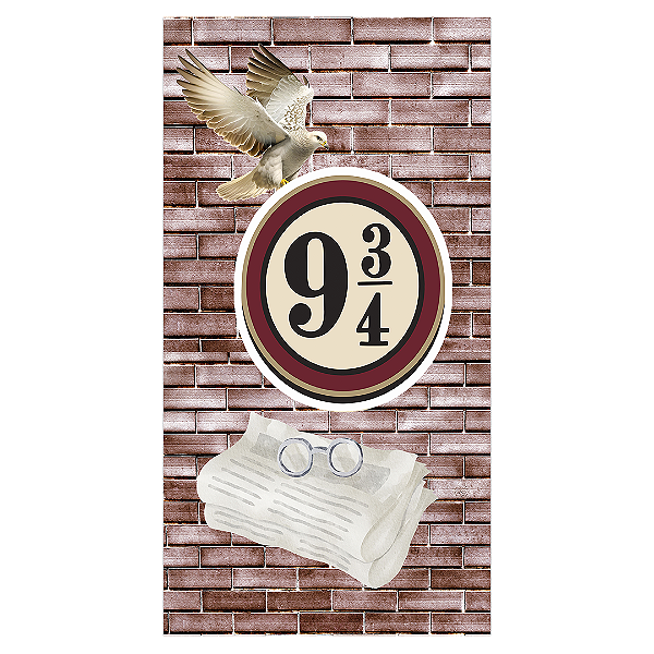 Faixa Lateral - Harry Potter - Sublimado 3D