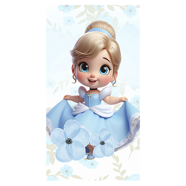 Faixa Lateral - Cinderela - Sublimado 3D