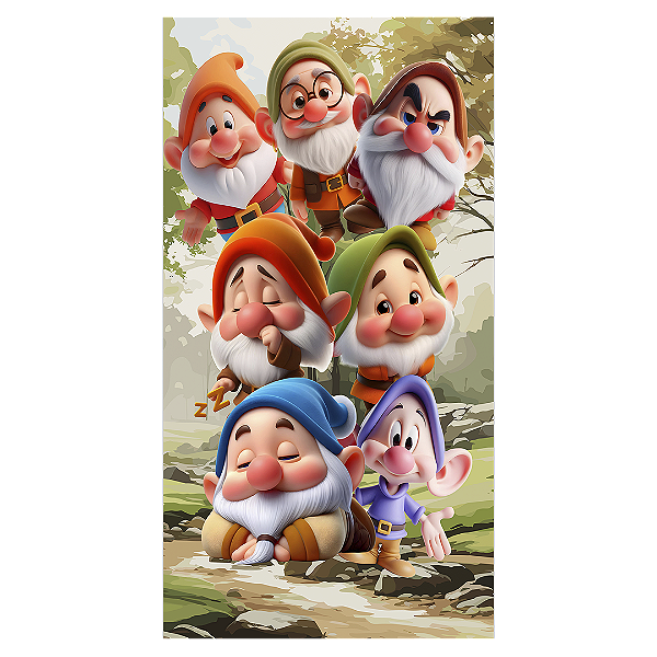 Faixa Lateral - Branca De Neve - Sublimado 3D