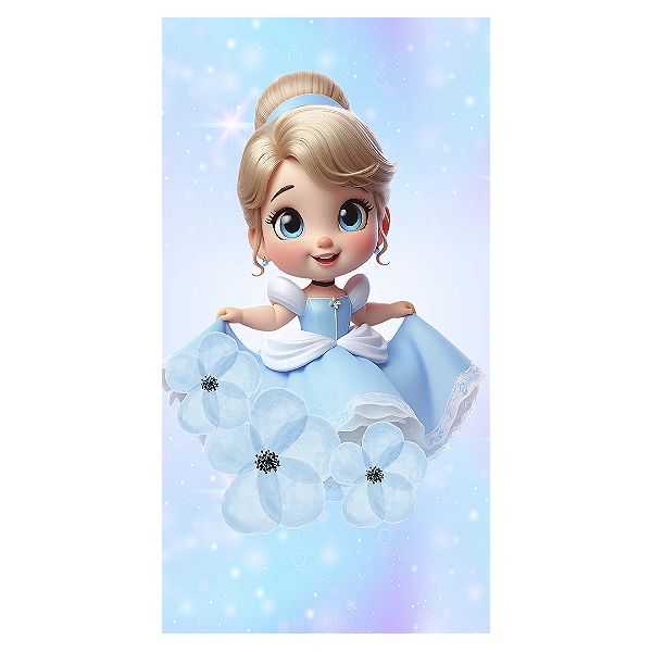 Faixa Lateral - Cinderela - Sublimado 3D