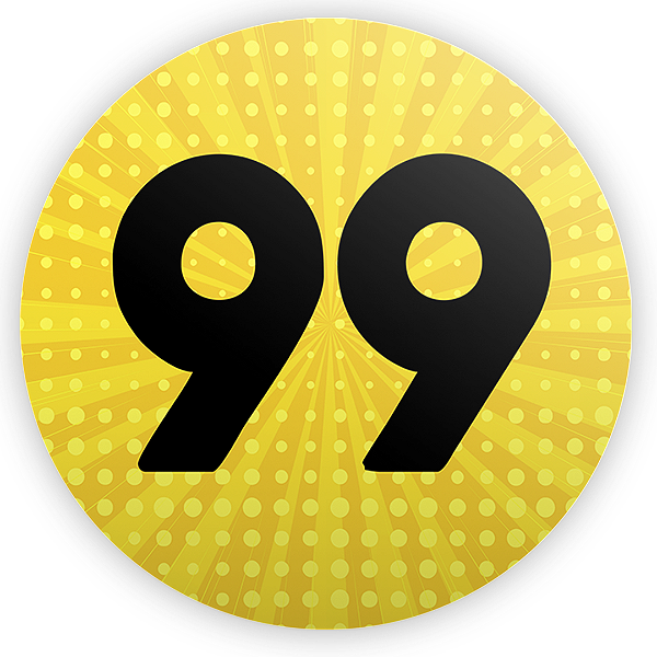 Painel Redondo - Aplicativo 99 - Sublimado 3D