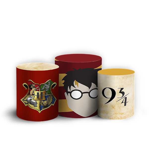 Trio Cilindro - Harry Potter - Sublimado 3D