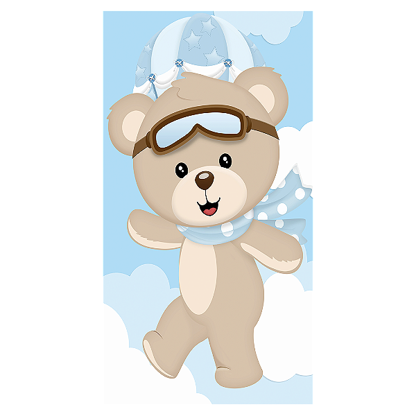 Faixa Lateral - Ursinho Baloeiro - Sublimado 3D