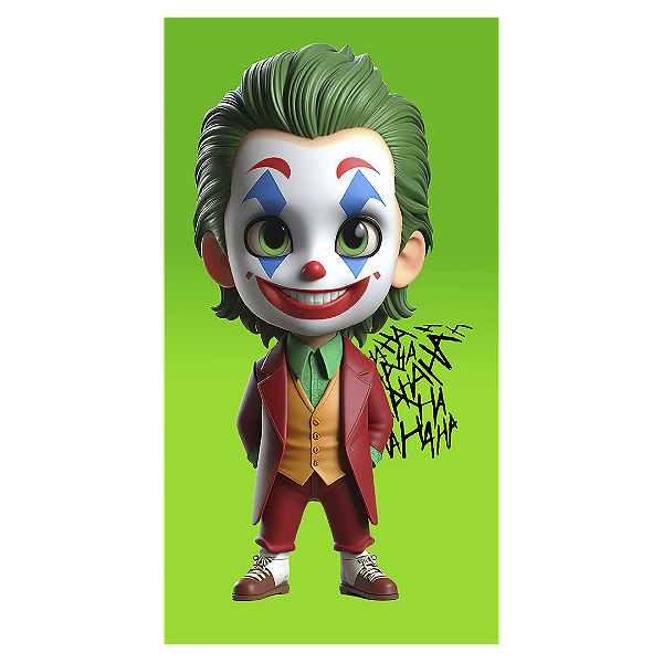 Faixa Lateral - Coringa e Arlequina - Sublimado 3D