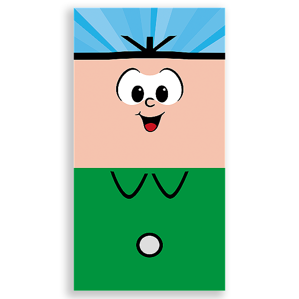 Faixa Lateral - Cebolinha Turma da Monica - Sublimado 3D