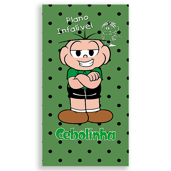 Faixa Lateral - Cebolinha Turma da Monica - Sublimado 3D