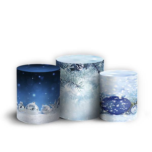 Trio Cilindro - Natal - Sublimado 3D