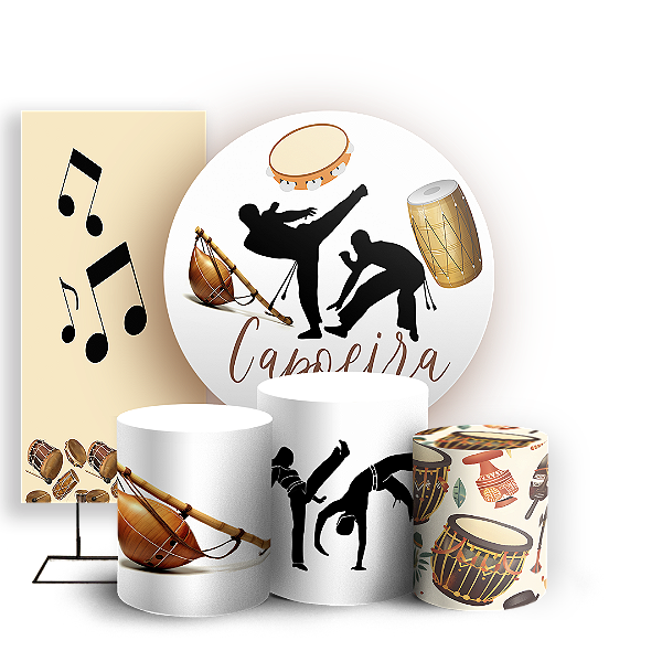 KIT Redondo Trio e Faixa - Capoeira