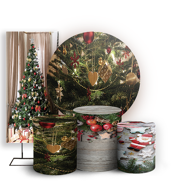 KIT Redondo Trio e Faixa - Natal