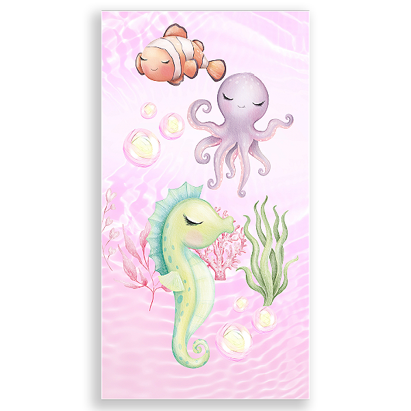 Faixa Lateral - Fundo Do Mar - Sublimado 3D