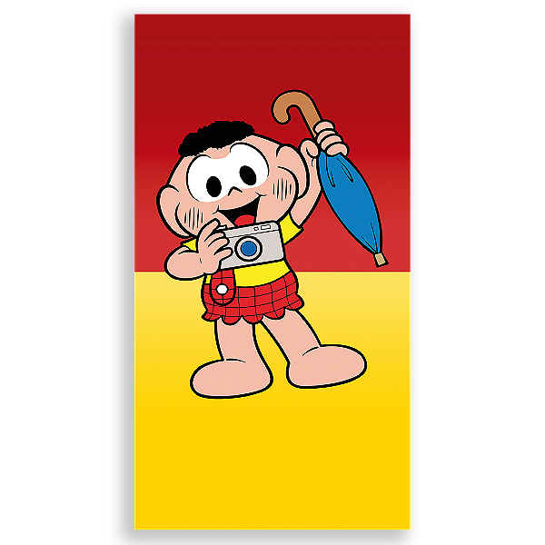 Faixa Lateral - Cascão   Turma da Monica - Sublimado 3D