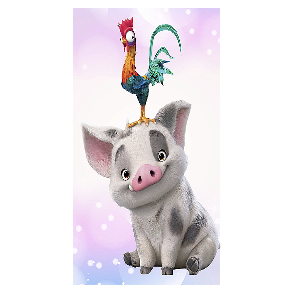 Faixa Lateral - Moana - Sublimado 3D