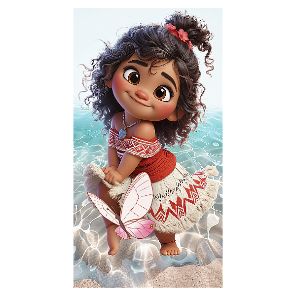Faixa Lateral - Moana - Sublimado 3D