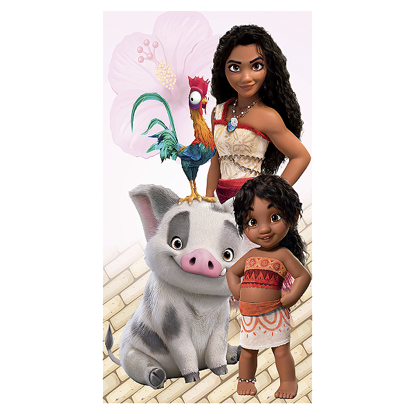 Faixa Lateral - Moana - Sublimado 3D