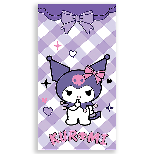 Faixa Lateral - Kuromi Lilas - Sublimado 3D