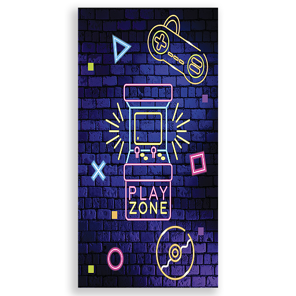 Faixa Lateral - Gamer Fundo Tijolo - Sublimado 3D