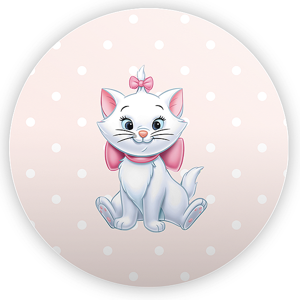 Painel Redondo - Gata Marie - Sublimado 3D