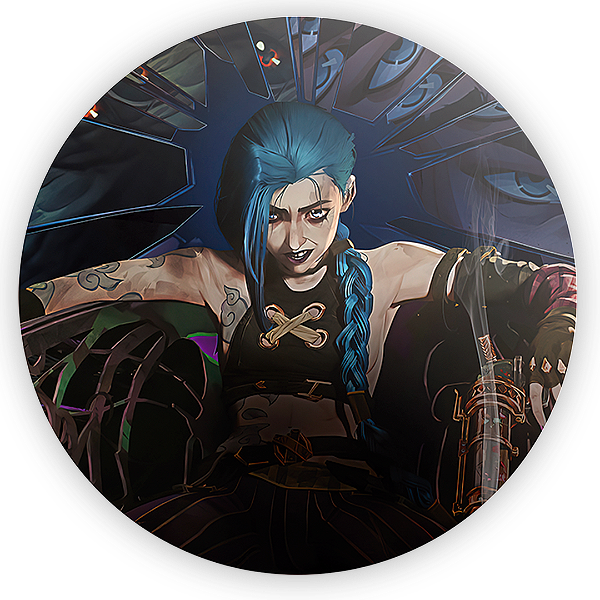 Painel Redondo - Arcane - Sublimado 3D