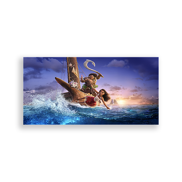 Painel Retangular - Moana - Sublimado 3D