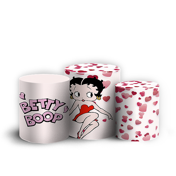 Trio Cilindro - Betty Boop - Sublimado 3D