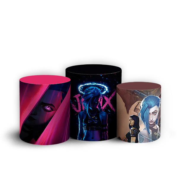 Trio Cilindro - Arcane - Sublimado 3D