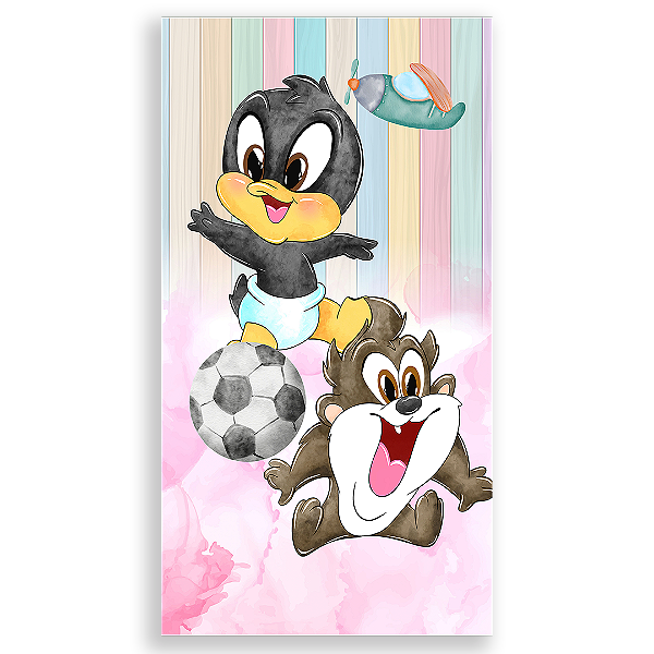 Faixa Lateral - Looney Tunes - Sublimado 3D