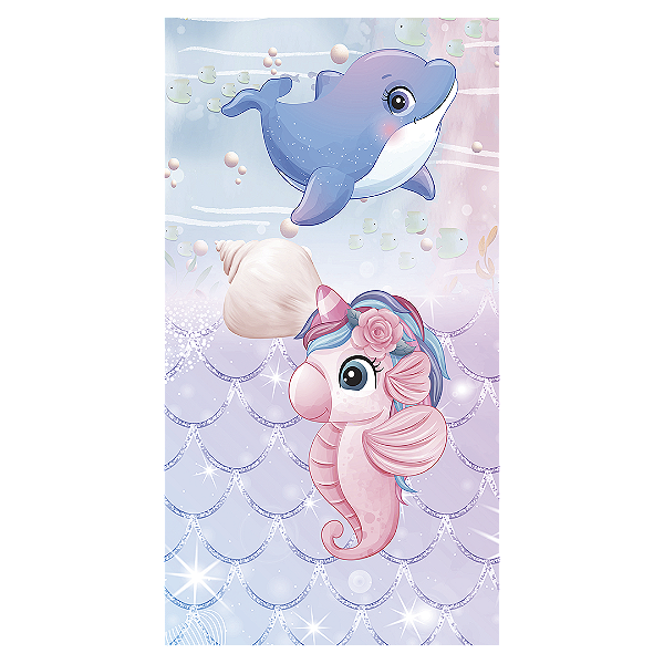 Faixa Lateral - Sereia - Sublimado 3D