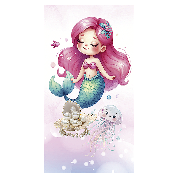 Faixa Lateral - Sereia - Sublimado 3D