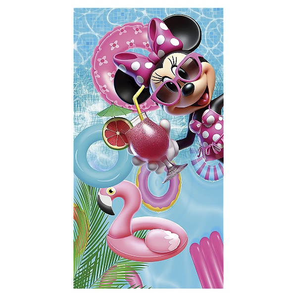 Faixa Lateral - Minnie Pool Party - Sublimado 3D
